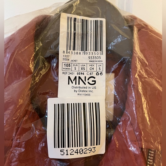 Mango genuine leather biker jacket - Picture 7 of 13